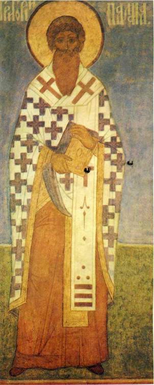 Фреска из Троицкого собора Лавры.