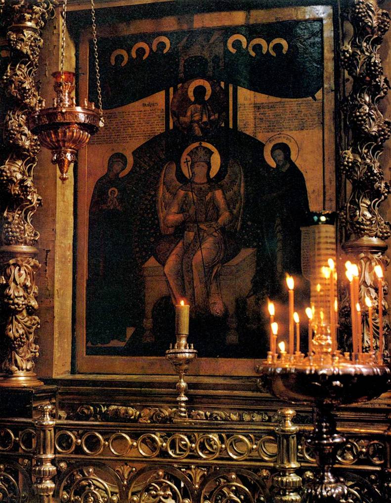 Икона Святой Софии—Премудрости Божией в иконостасе Успенского собора