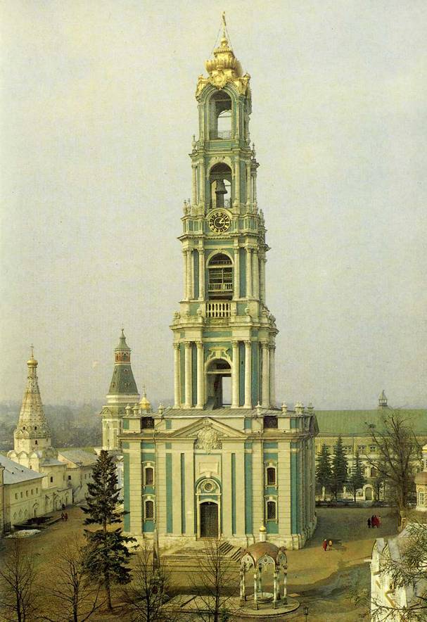 Панорама Троице-Сергиевой лавры с колокольни