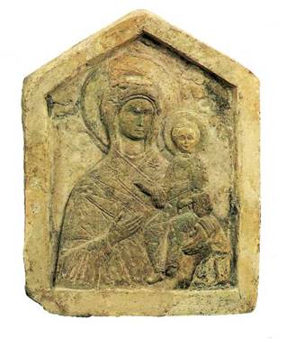 Василий Ермолин. Богоматерь Одигитрия. Икона. XV век