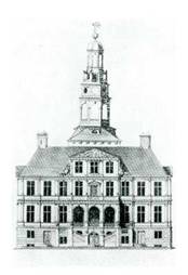 Ратуша с башней а г. Маастрихте (Голландия). 1670