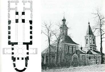 Ильинская церковь. План. 1773