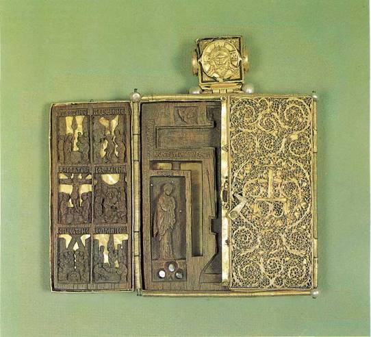 Амвросий. Икона-складень. 1456 год