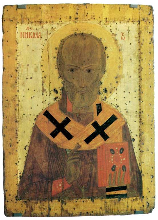 Никола. Икона ростовской школы. XIV век
