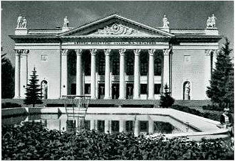Дворец культуры им. Ю. А. Гагарина. Архитектор Н. А. Метлин. 1954